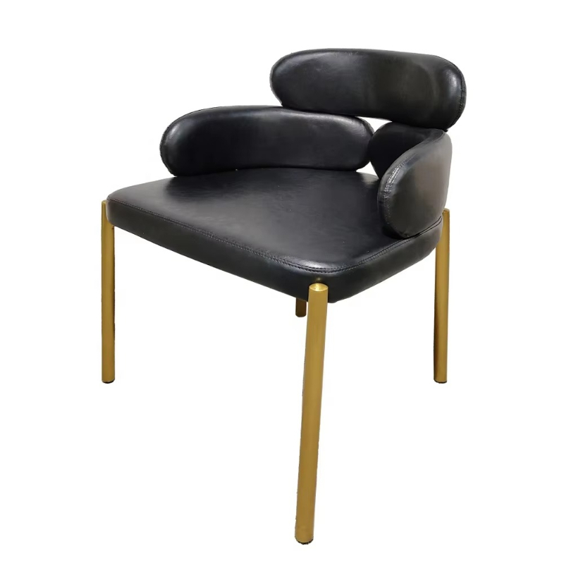 Outdoor Furniture Legs - Modern Commercial Dining Chair Black Leather
