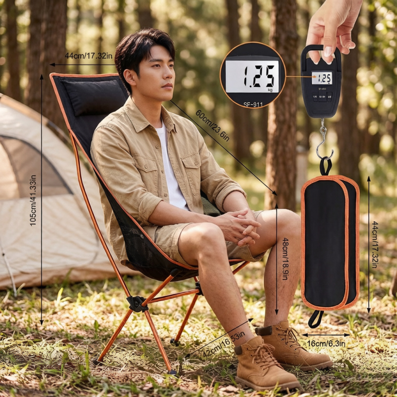 Outdoor Furniture Polywood - Outdoor Portable Camping Chair, Oxford Cloth