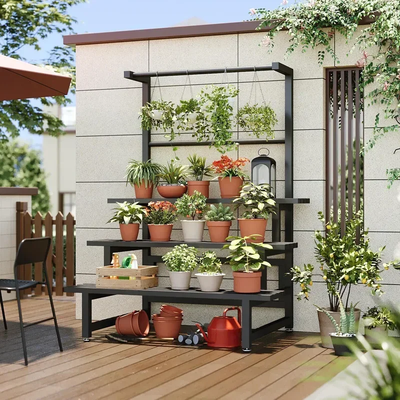 Tiered Display Plant Rack Shel - Outdoor Furniture Balcony incelemesi ve fiyatı