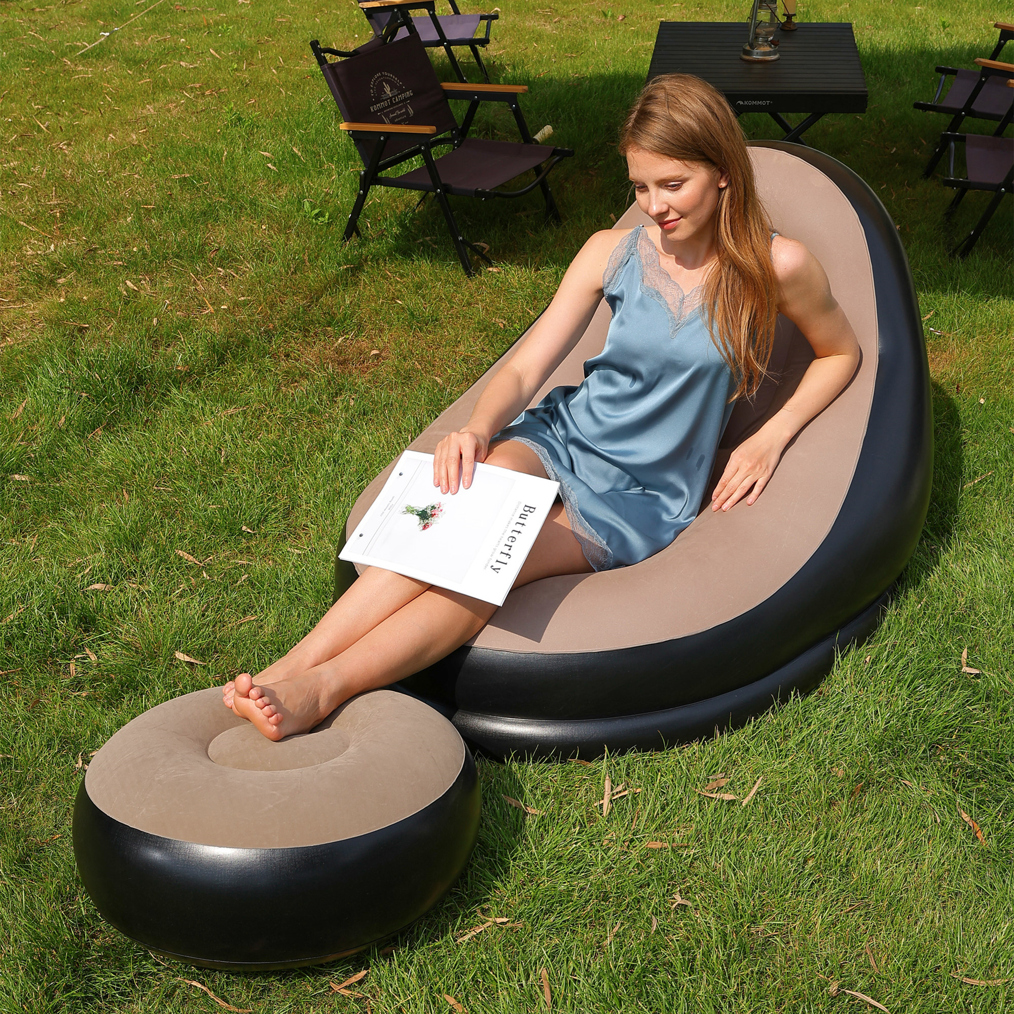 Lazy Couch Sofas Inflatable Ch - Outdoor Furniture Polywood incelemesi ve fiyatı