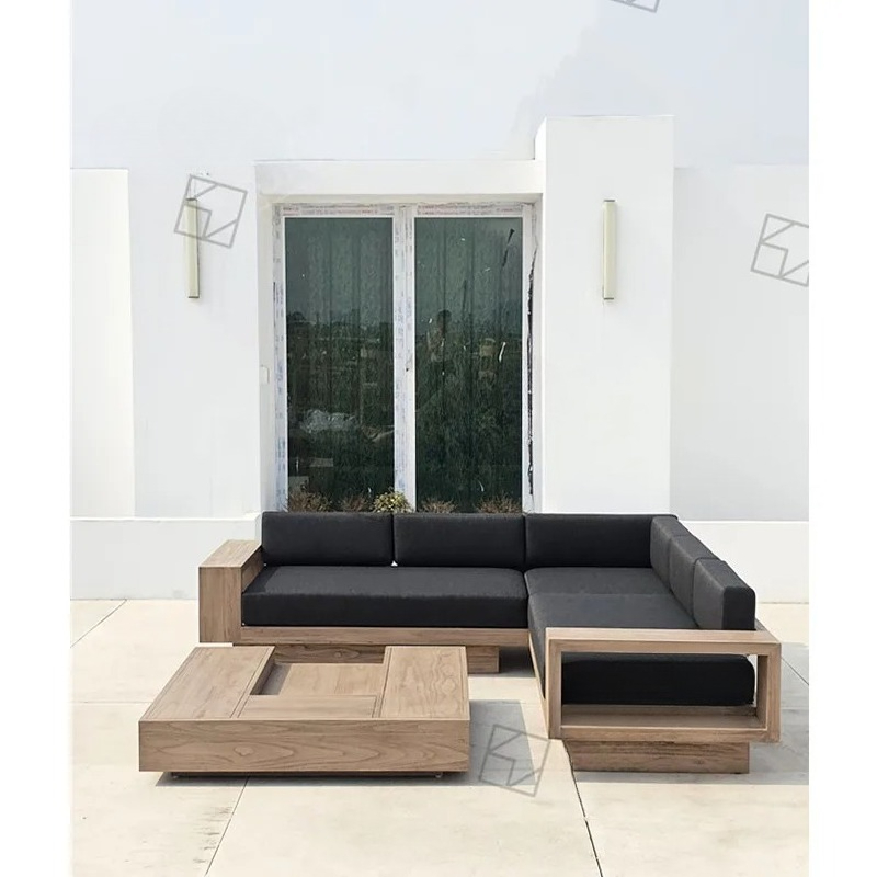 Modern Garden L-Shaped Section - Outdoor Furniture Teak incelemesi ve fiyatı