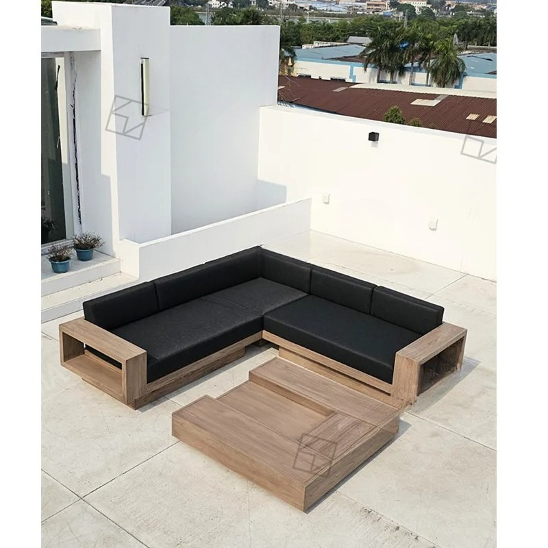 Modern Garden L-Shaped Section - Outdoor Furniture Teak incelemesi ve fiyatı