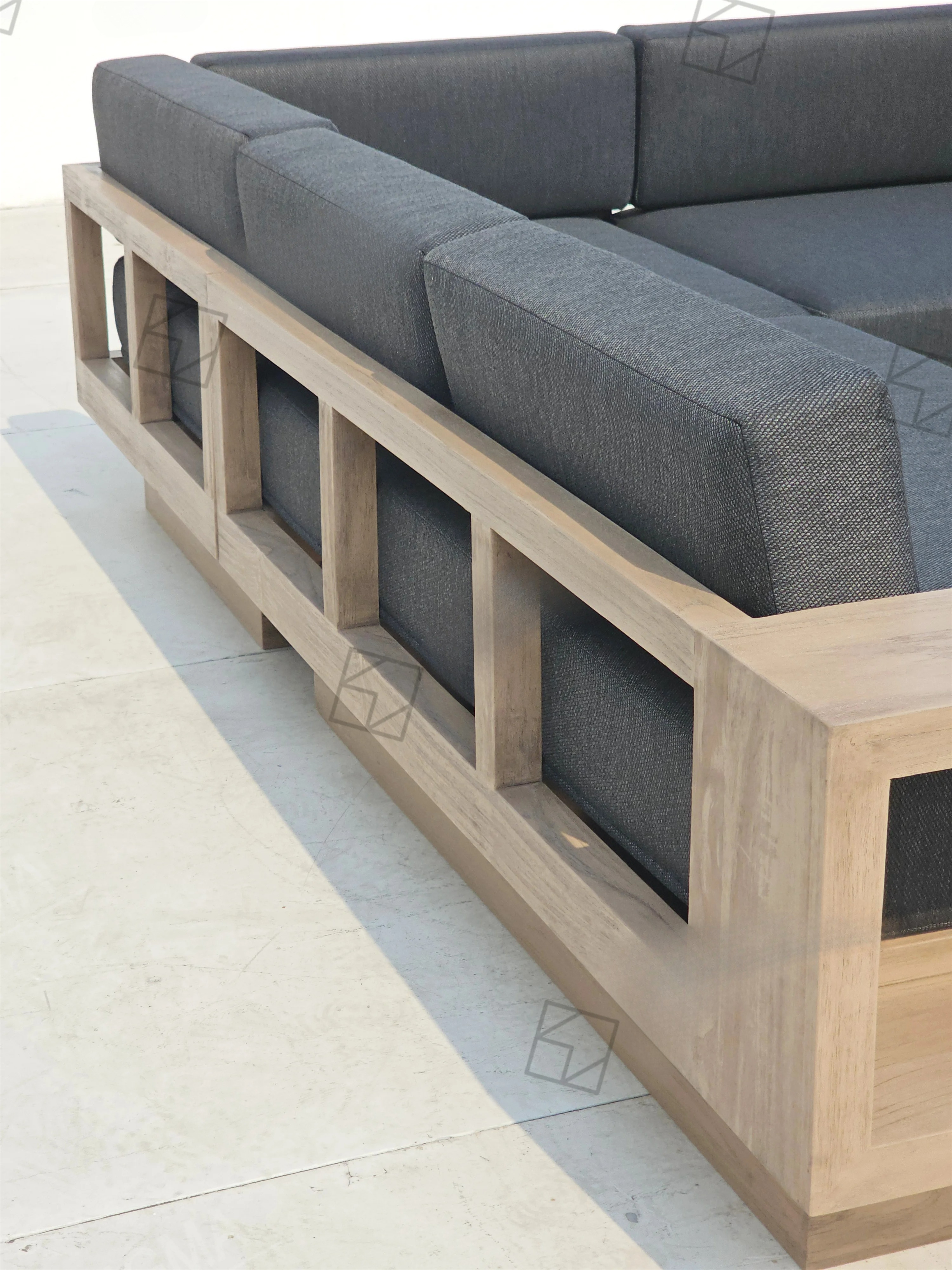 Modern Garden L-Shaped Section - Outdoor Furniture Teak incelemesi ve fiyatı