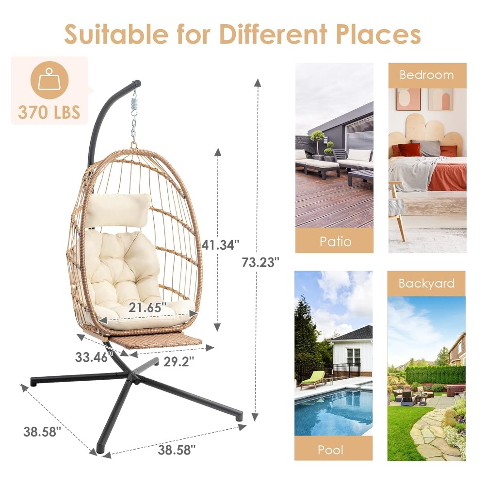 Hanging Egg Chair with Stand a - Hanging Egg Chair incelemesi ve fiyatı