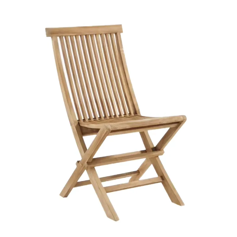 Teak Traditional Folding Chair - Outdoor Furniture Miami incelemesi ve fiyatı