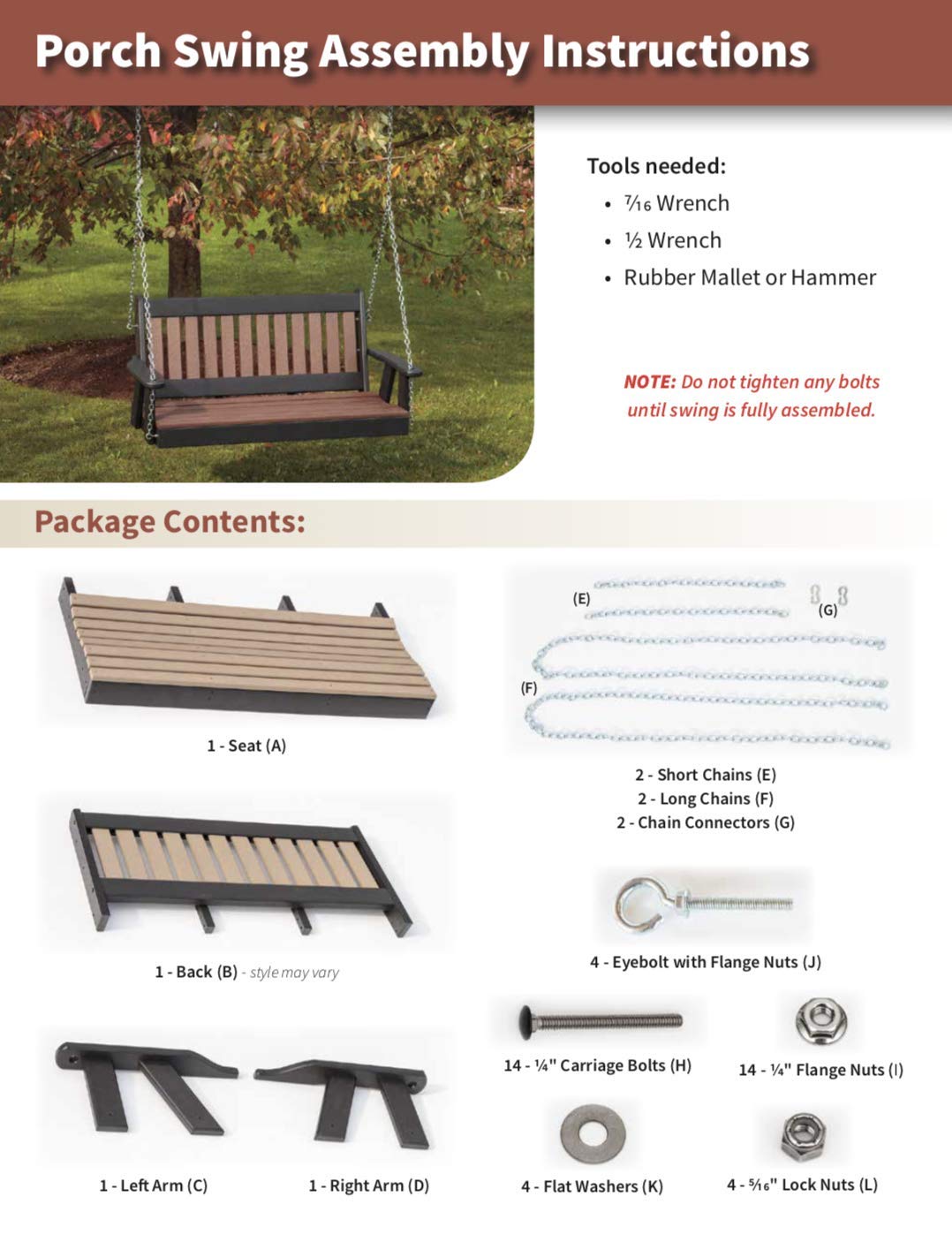 Poly Lumber Wood 5FT Logan Por - Outdoor Furniture Polywood incelemesi ve fiyatı