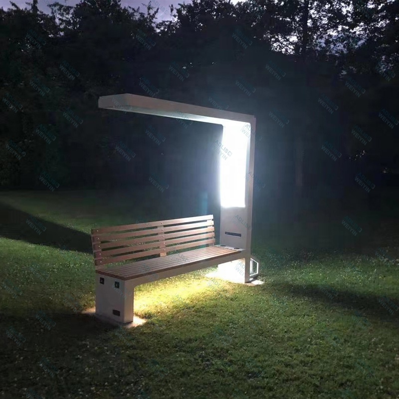 Urban Modern Smart Solar Cell  - Outdoor Furniture Wood incelemesi ve fiyatı