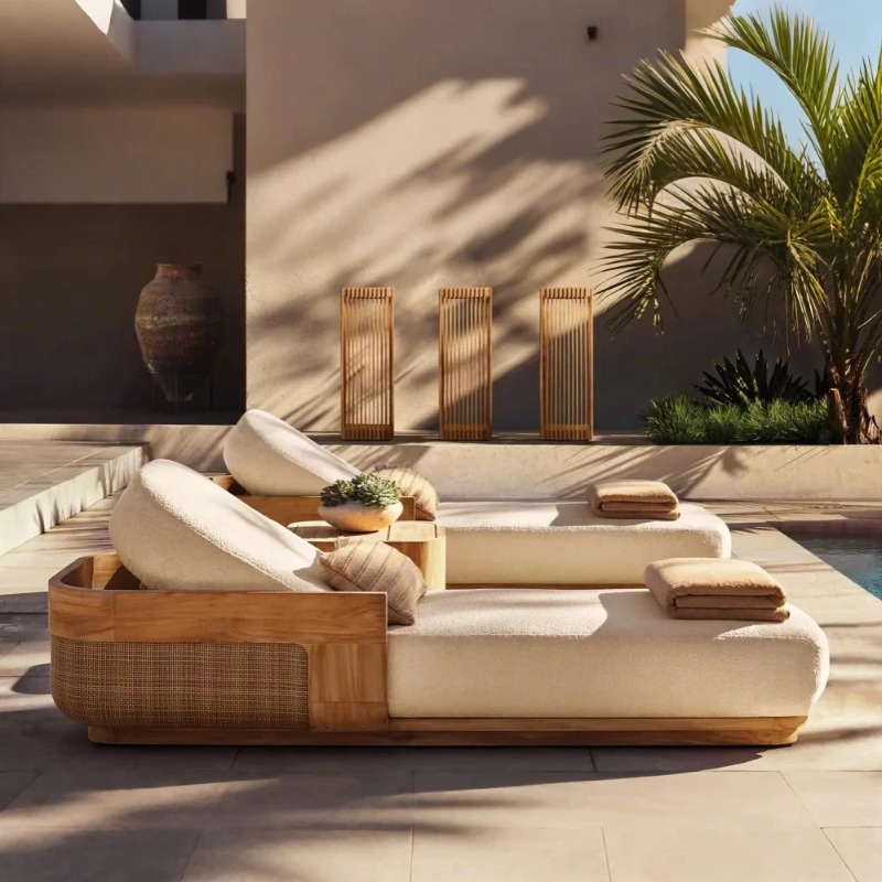 Sun Beach Lounge Chair & Daybe - Outdoor Furniture Teak incelemesi ve fiyatı