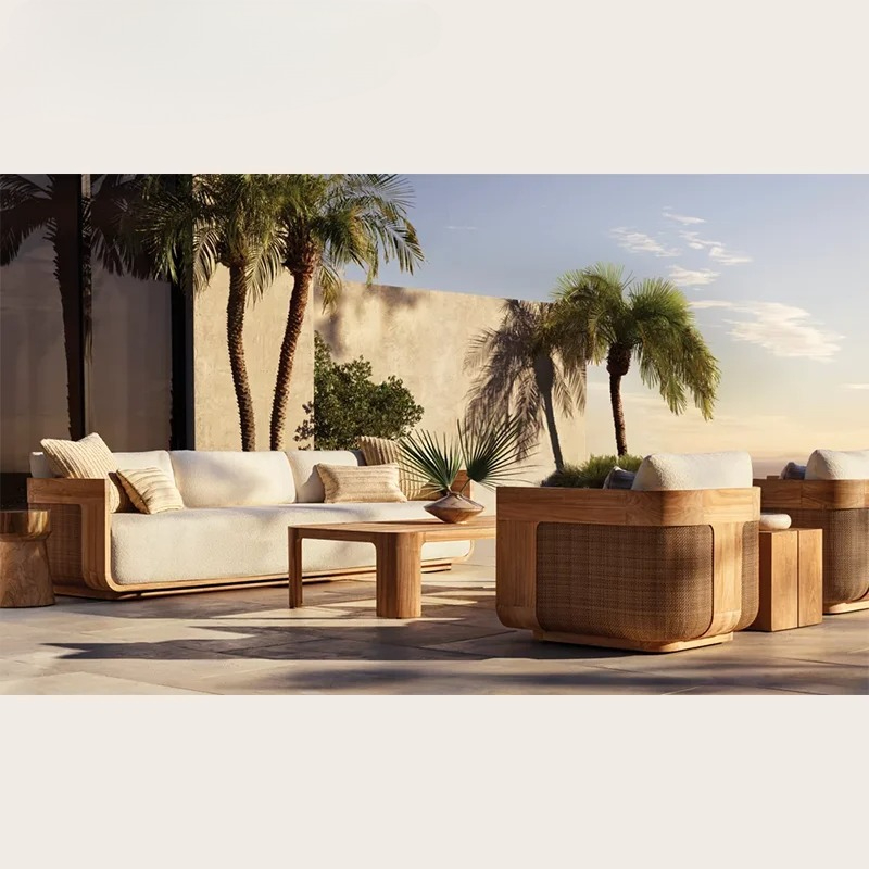 Outdoor Teak Sofa Set Garden F - Outdoor Furniture Teak incelemesi ve fiyatı