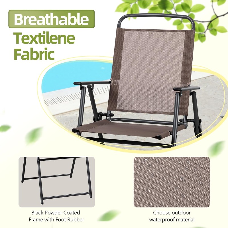 Vongrasig 6 Pieces Folding Pat - Outdoor Furniture Polywood incelemesi ve fiyatı