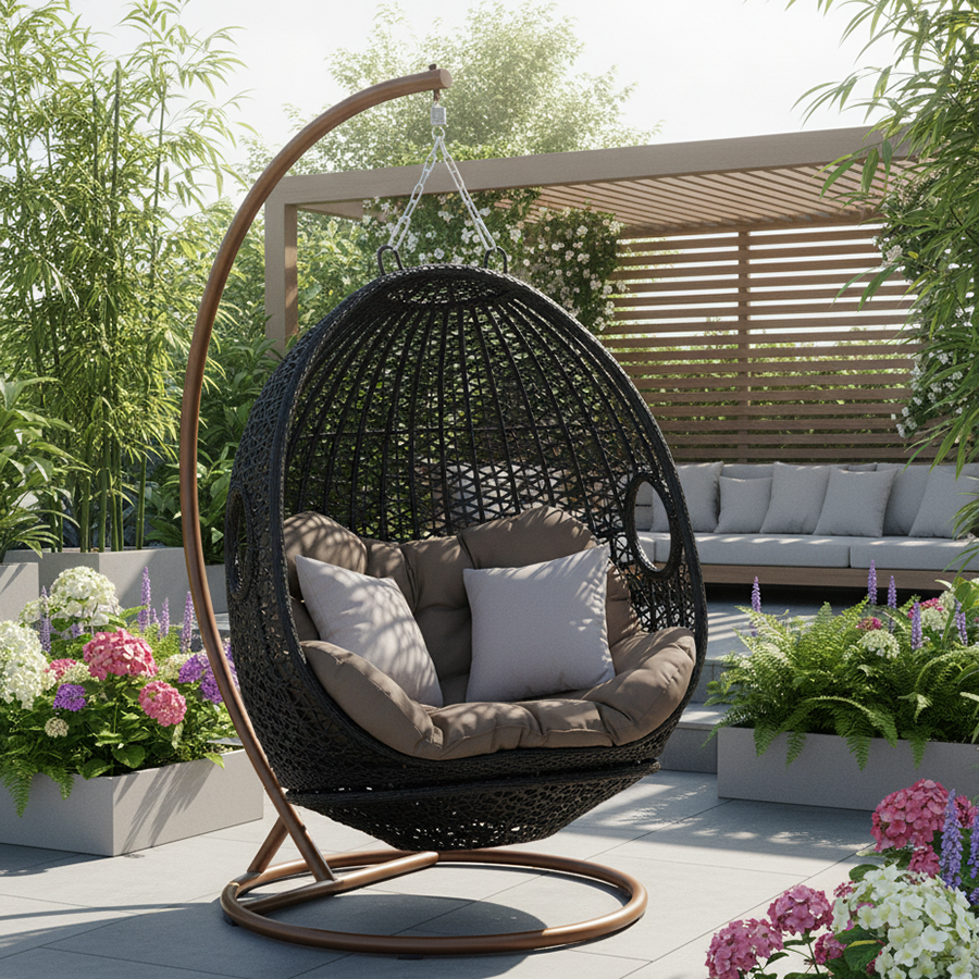 Modern Double Hanging Rattan S - Hanging Egg Chair incelemesi ve fiyatı