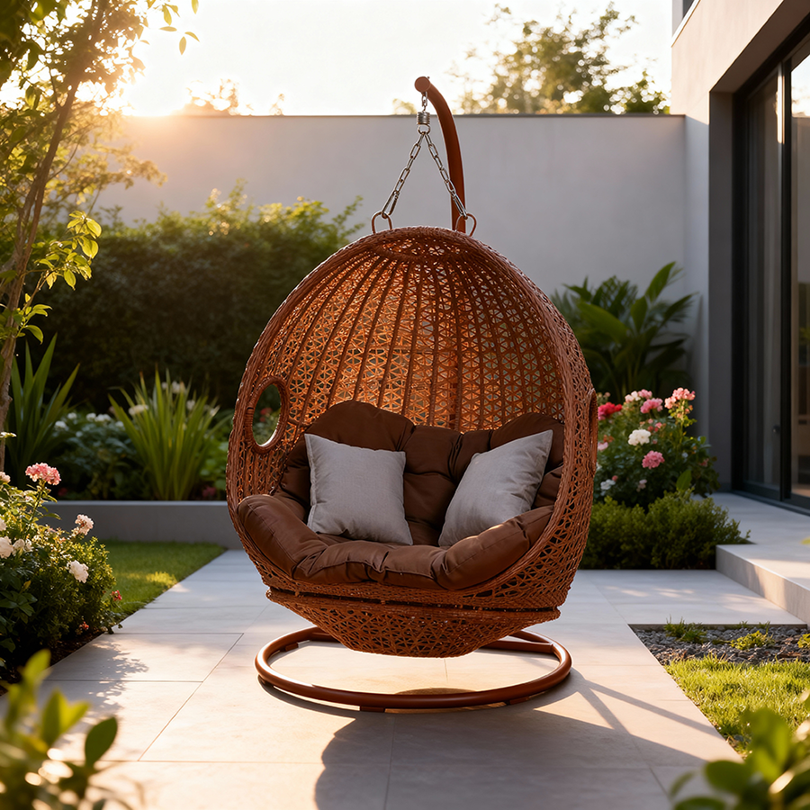 Modern Double Hanging Rattan S - Hanging Egg Chair incelemesi ve fiyatı