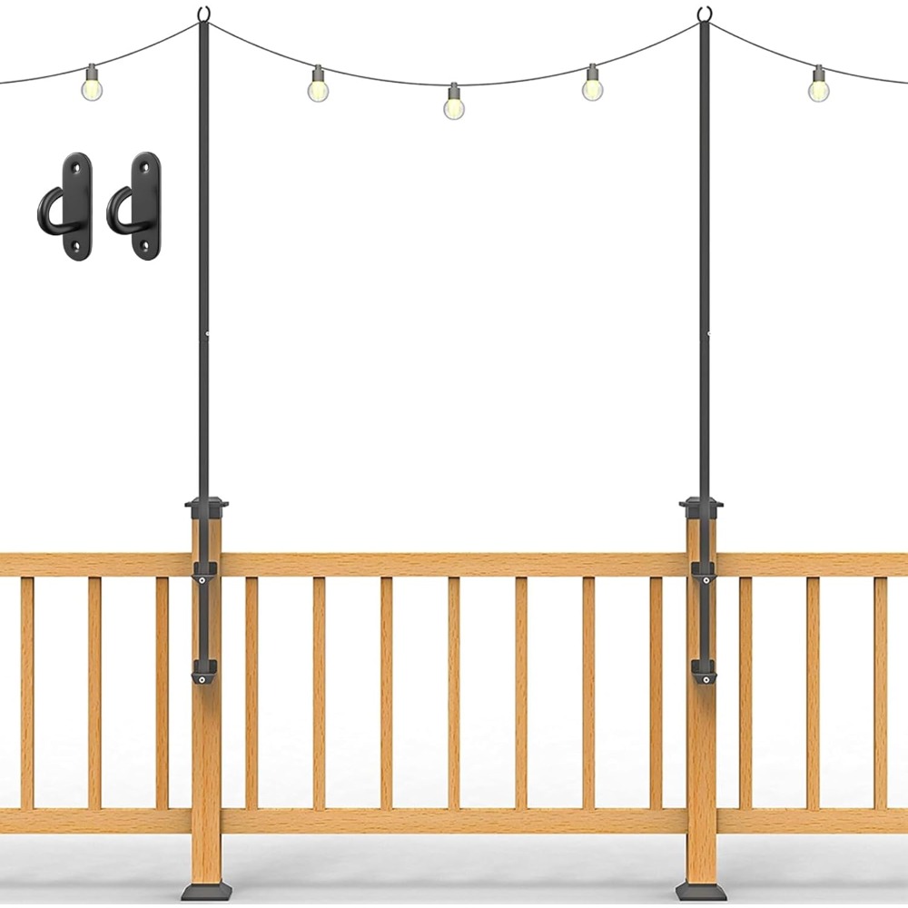 2 pack string light poles - st - Outdoor Furniture In incelemesi ve fiyatı