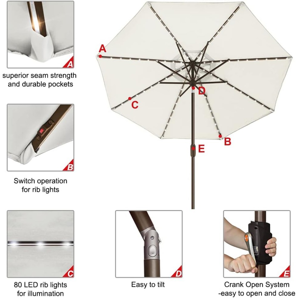 USA 10-Year-Non-Fading Solar 9 - Outdoor Furniture Year Round incelemesi ve fiyatı