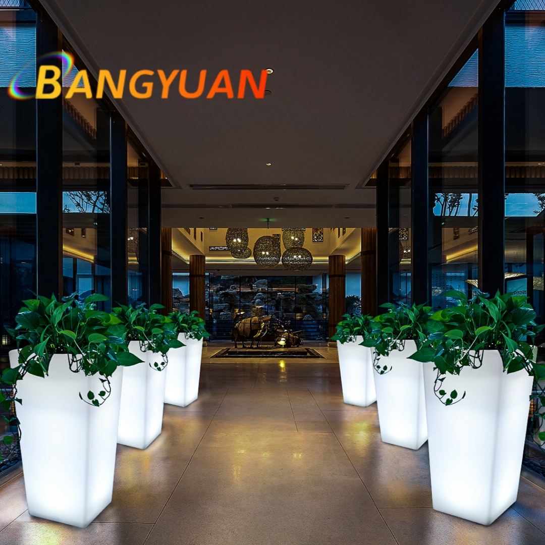 LED Glowing Garden Flower Pot  - Outdoor Furniture Balcony incelemesi ve fiyatı