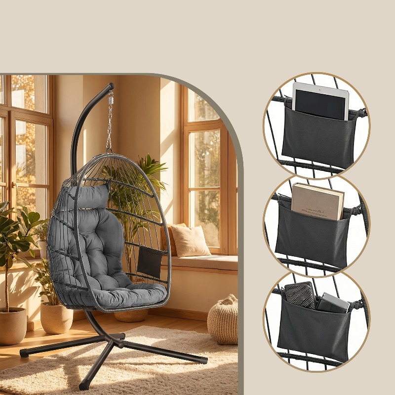 Hanging Egg Chair with Stand – - Hanging Egg Chair incelemesi ve fiyatı