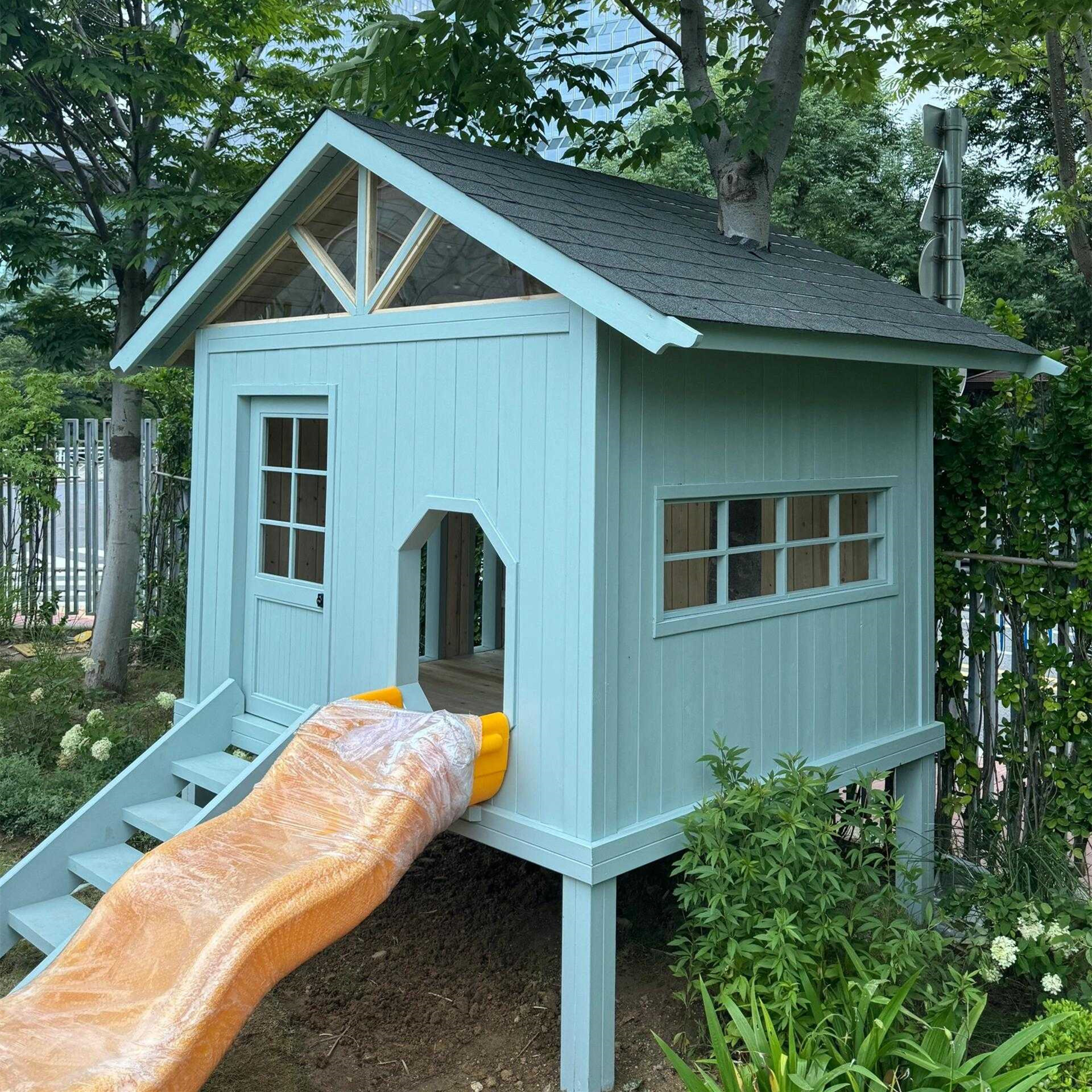 Kindergarten Playhouse Outdoor - Outdoor Furniture Wood incelemesi ve fiyatı