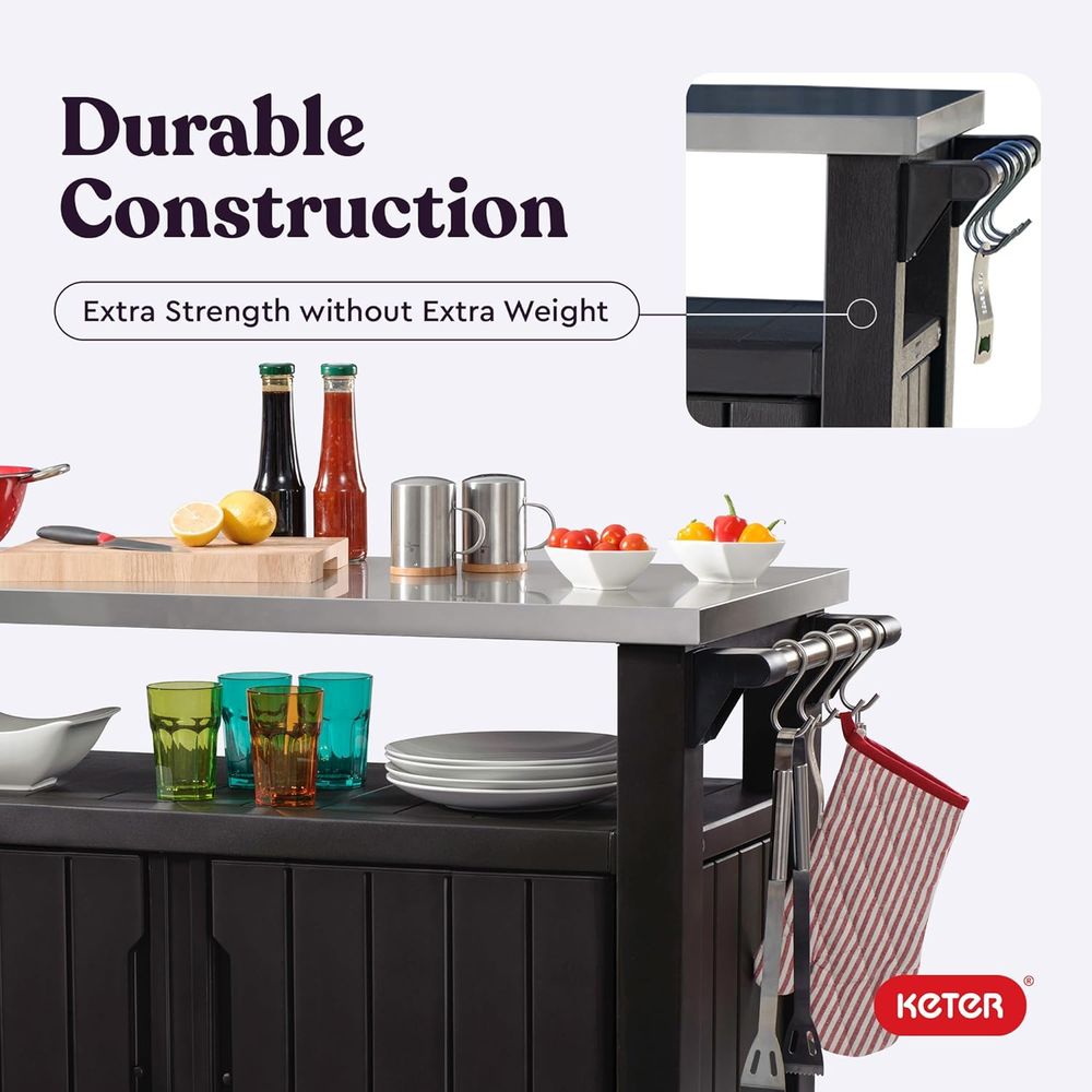 Outdoor Rolling Table Cart for - Outdoor Furniture Kitchener incelemesi ve fiyatı