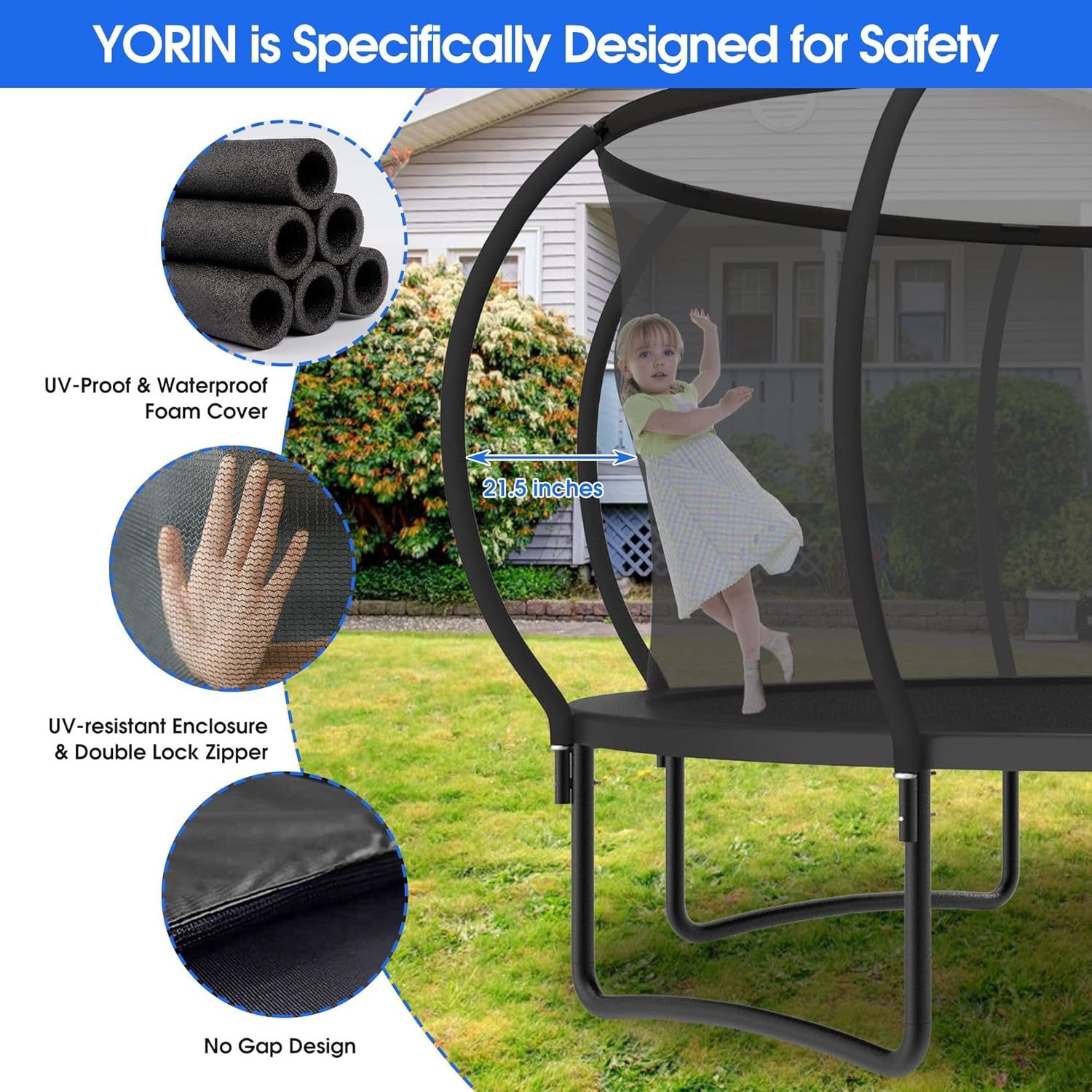 Large Outdoor Trampoline with  - Outdoor Furniture In incelemesi ve fiyatı