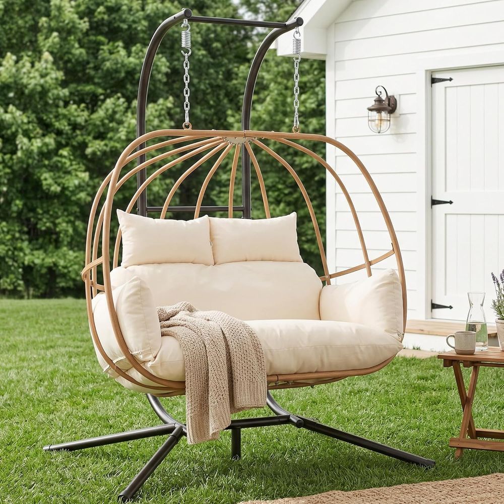 All-Weather Outdoor Double Egg - Hanging Egg Chair incelemesi ve fiyatı