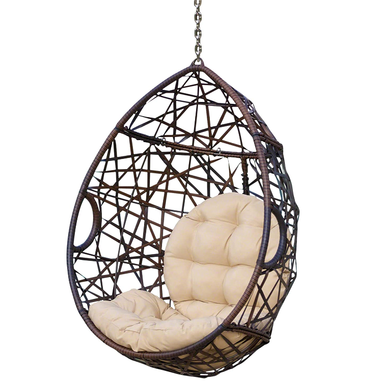 New Design Brown Rattan Swing  - Hanging Egg Chair incelemesi ve fiyatı