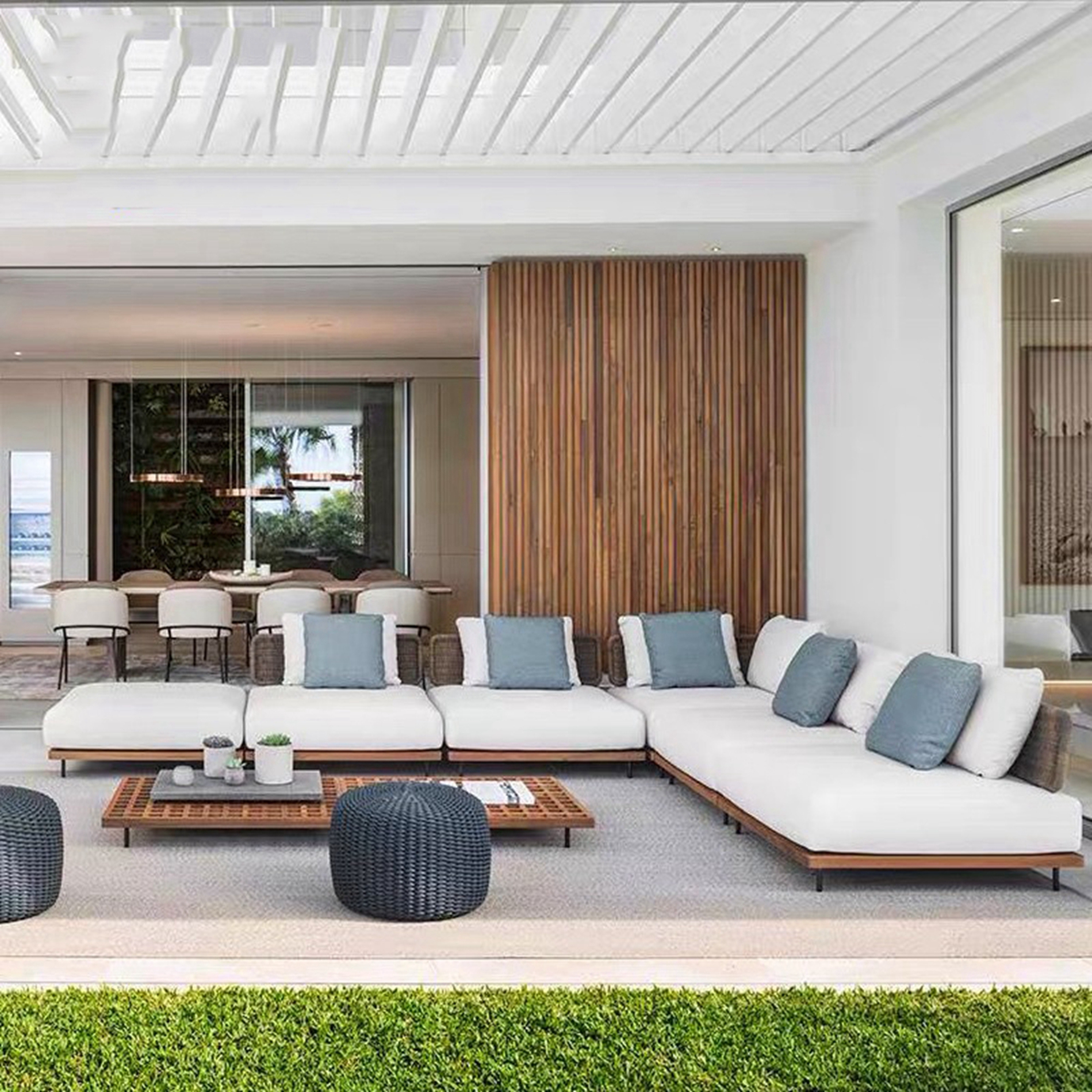 Indonesia Luxury Loveseat Pati - Outdoor Furniture Indonesia incelemesi ve fiyatı
