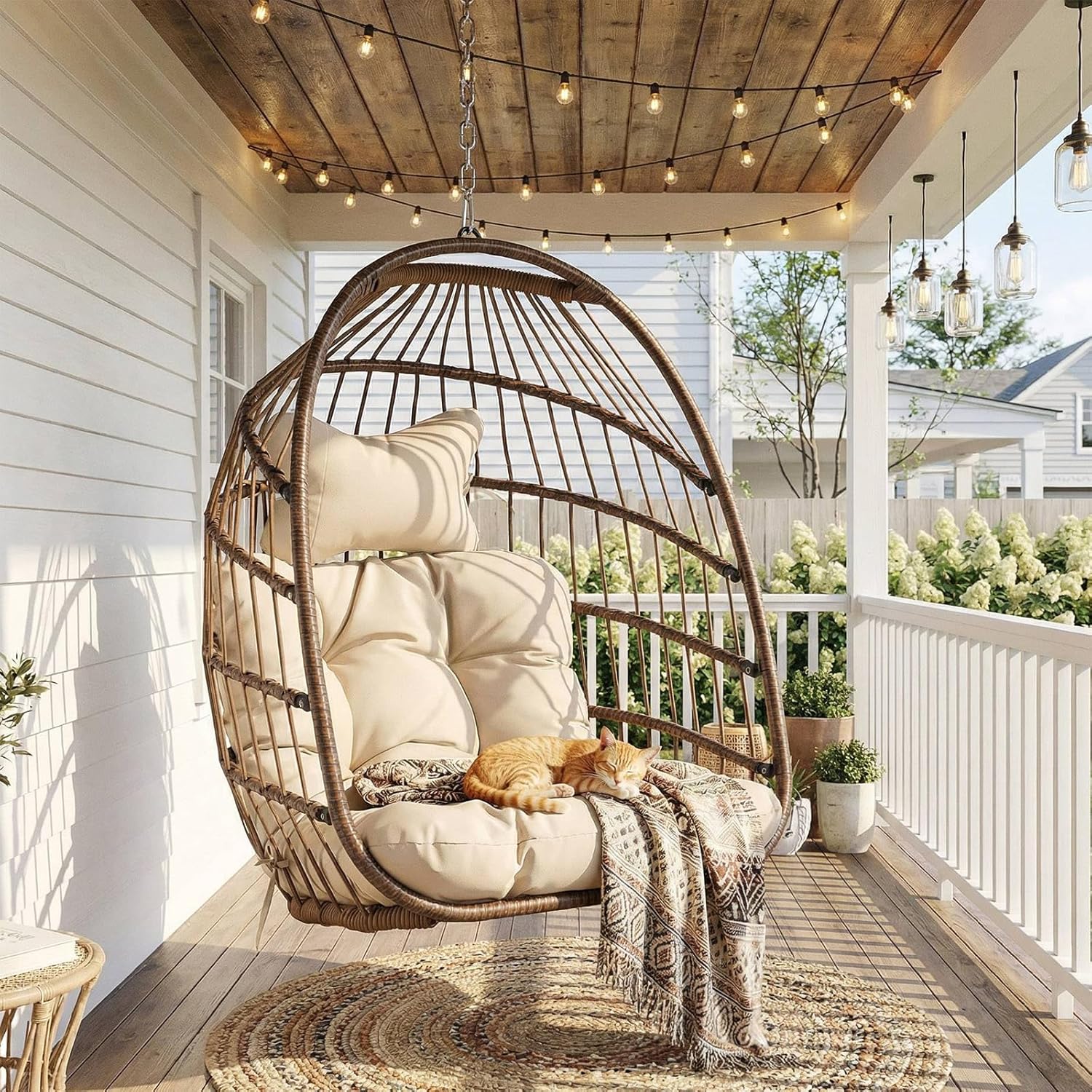 Outdoor Hanging Egg Chair With - Hanging Egg Chair incelemesi ve fiyatı