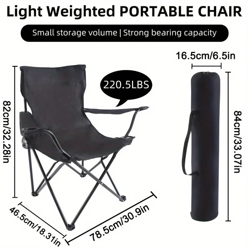 Portable Camping Chair, Lightw - Outdoor Furniture Polywood incelemesi ve fiyatı