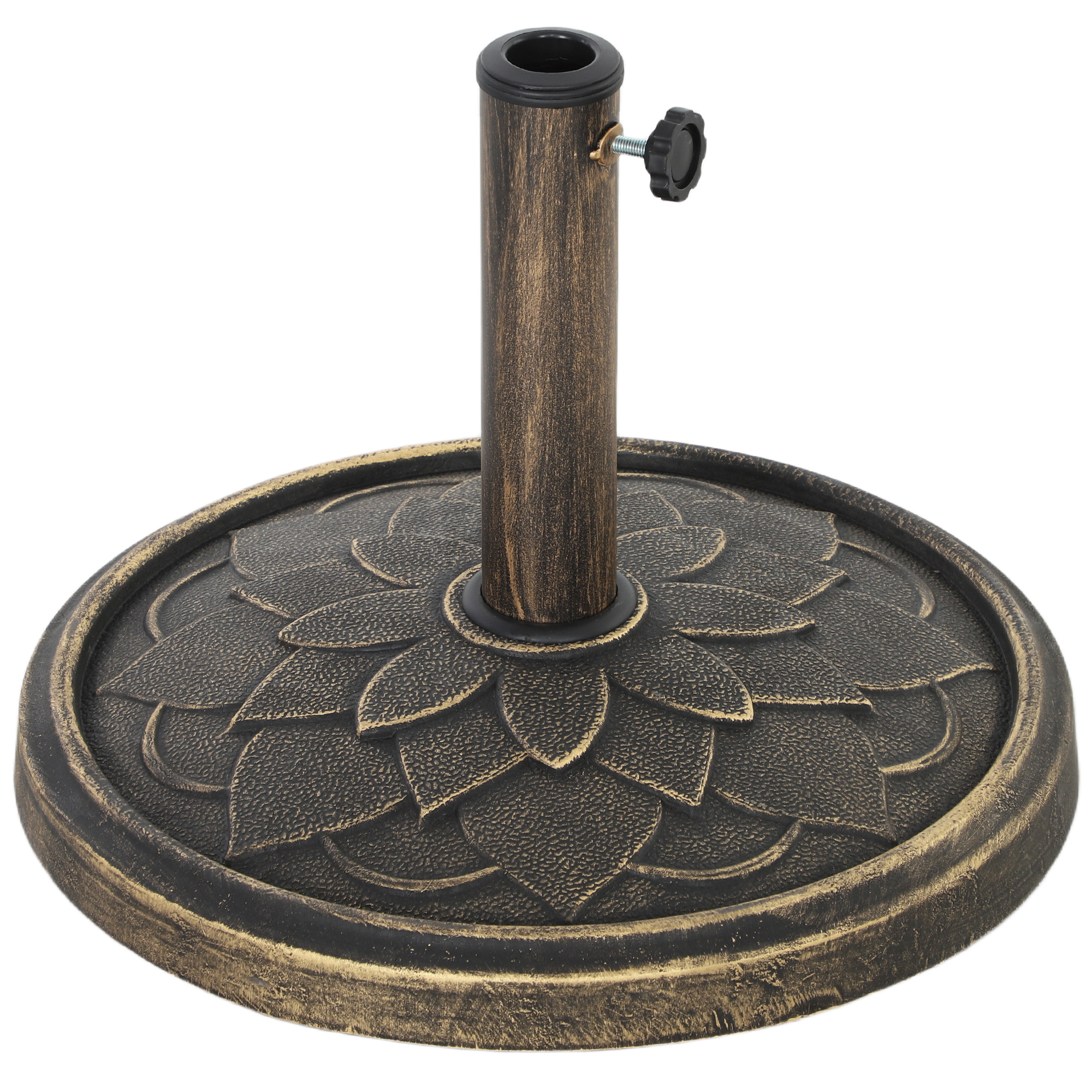Round Patio Umbrella Base, 26  - Outdoor Furniture Year Round incelemesi ve fiyatı