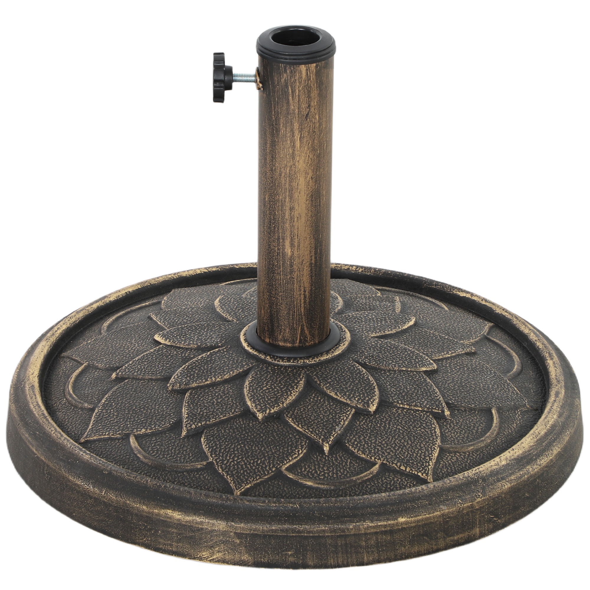 Round Patio Umbrella Base, 26  - Outdoor Furniture Year Round incelemesi ve fiyatı