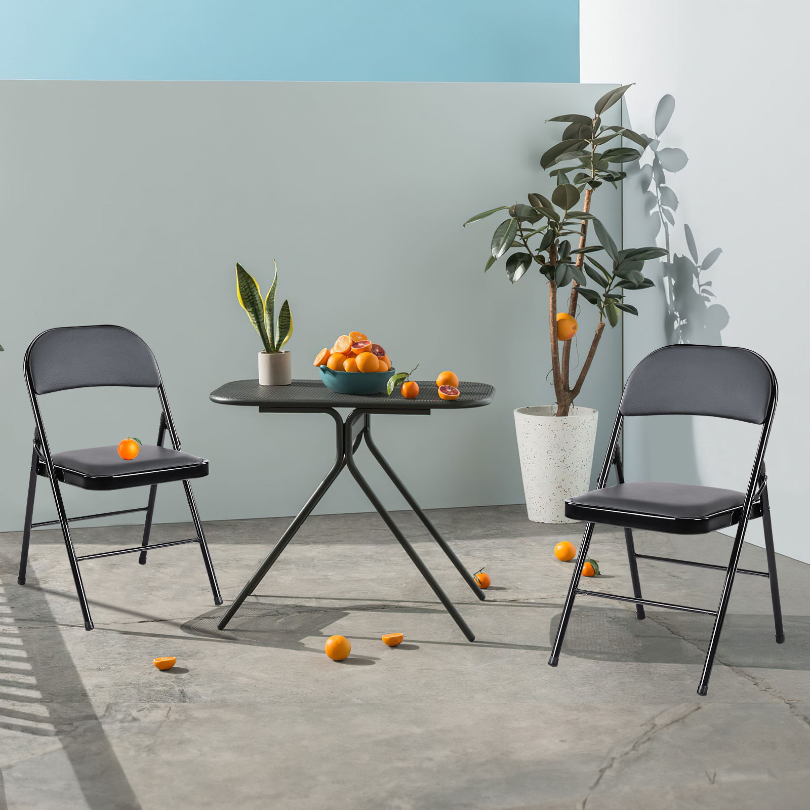 JHK Leather Padded Folding Cha - Outdoor Furniture Polywood incelemesi ve fiyatı