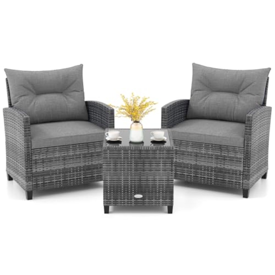 KOTEK 3 Piece Patio Furniture  - Outdoor Furniture In incelemesi ve fiyatı