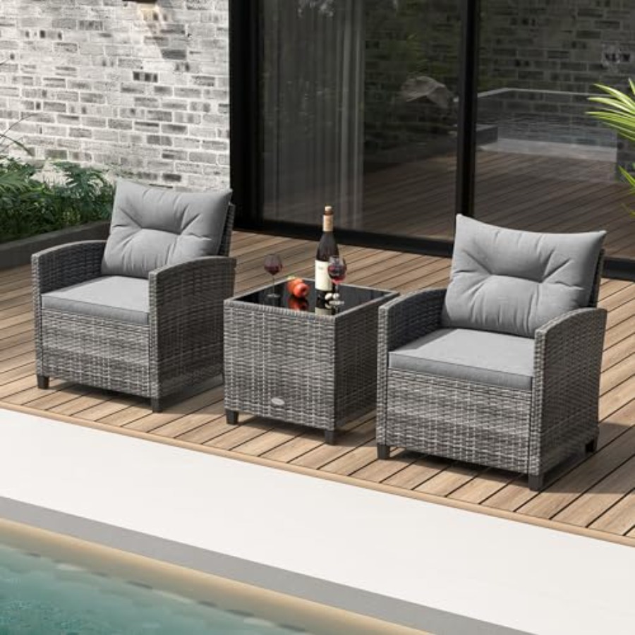 KOTEK 3 Piece Patio Furniture  - Outdoor Furniture In incelemesi ve fiyatı