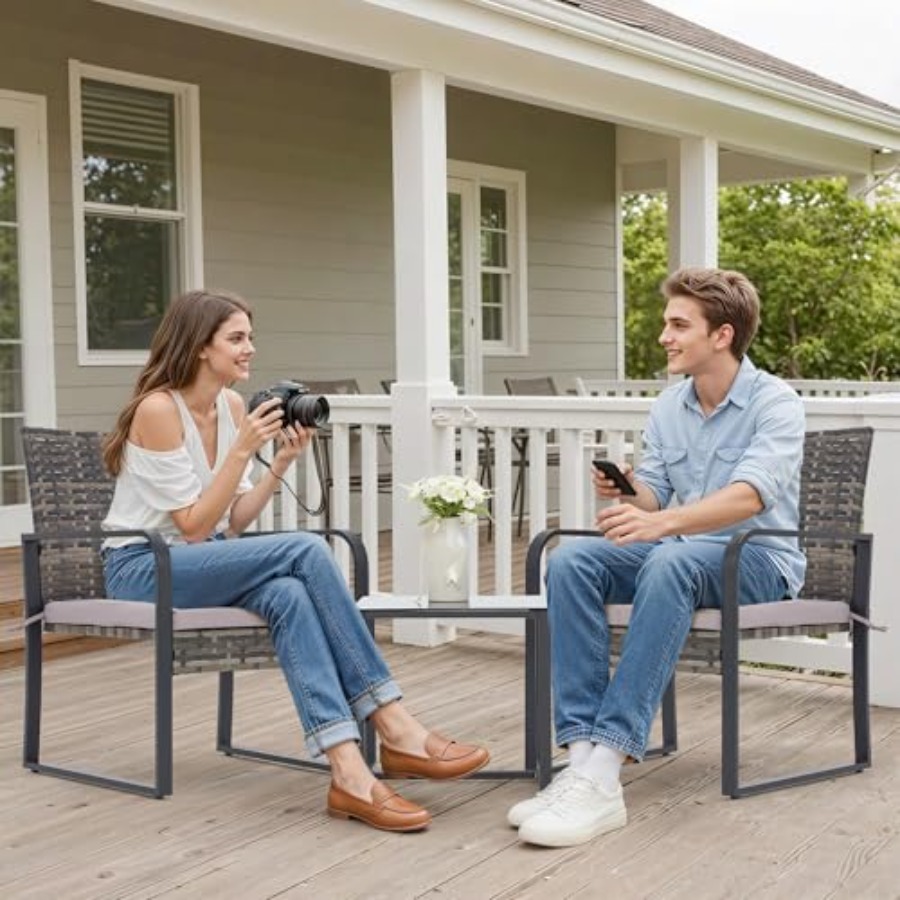 Bezseller 3 Piece Outdoor Pati - Outdoor Furniture In incelemesi ve fiyatı
