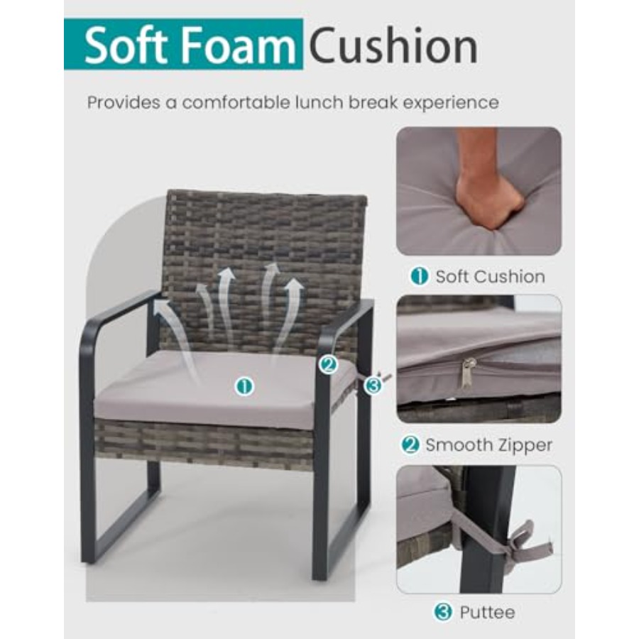 Bezseller 3 Piece Outdoor Pati - Outdoor Furniture In incelemesi ve fiyatı