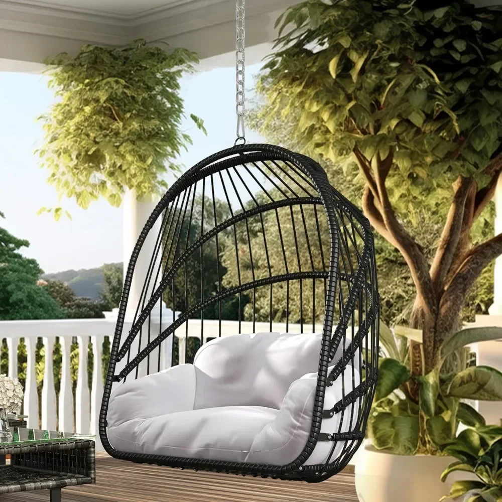 Wicker Swing Egg Chair with Cu - Hanging Egg Chair incelemesi ve fiyatı