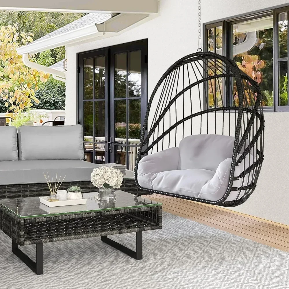 Wicker Swing Egg Chair with Cu - Hanging Egg Chair incelemesi ve fiyatı
