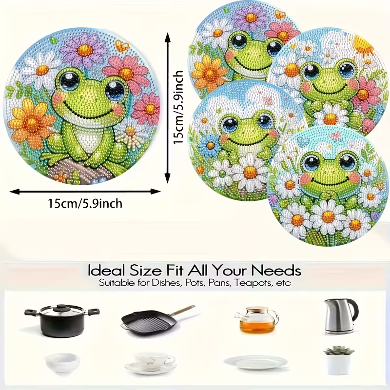 4-piece frog patterned wooden  - Outdoor Furniture Wood incelemesi ve fiyatı