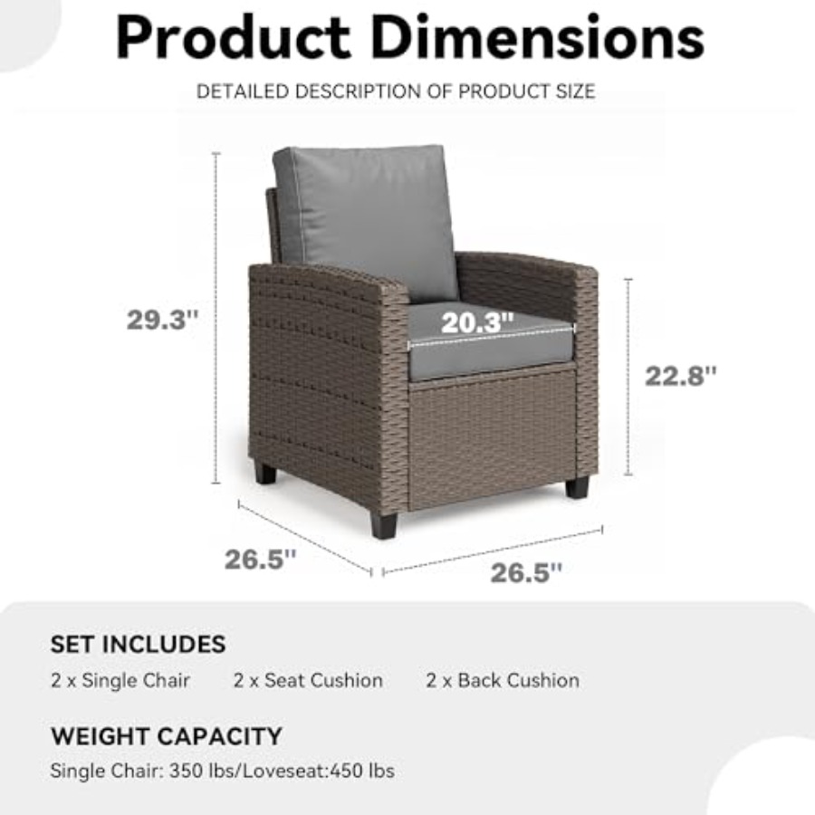 2 Pieces Patio Furniture Set O - Outdoor Furniture In incelemesi ve fiyatı