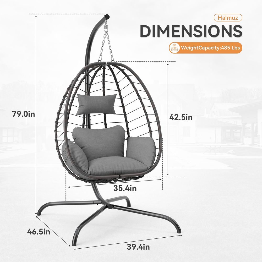 Pieces Outdoor Hanging Egg Cha - Hanging Egg Chair incelemesi ve fiyatı