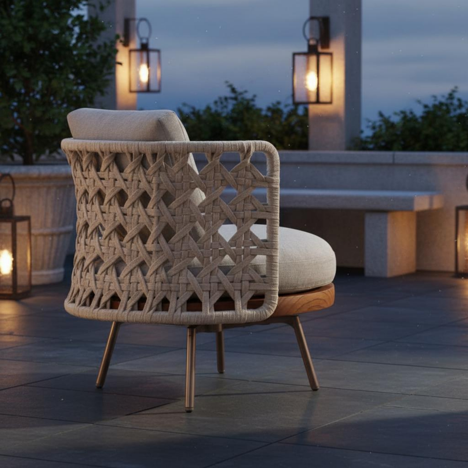 3 Pieces Teak Armchair Nordic  - Outdoor Furniture Teak incelemesi ve fiyatı