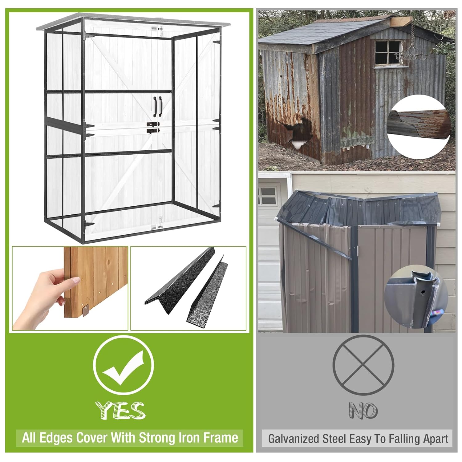 Outdoor Cabinet Storage Shed w - Outdoor Furniture Wood incelemesi ve fiyatı