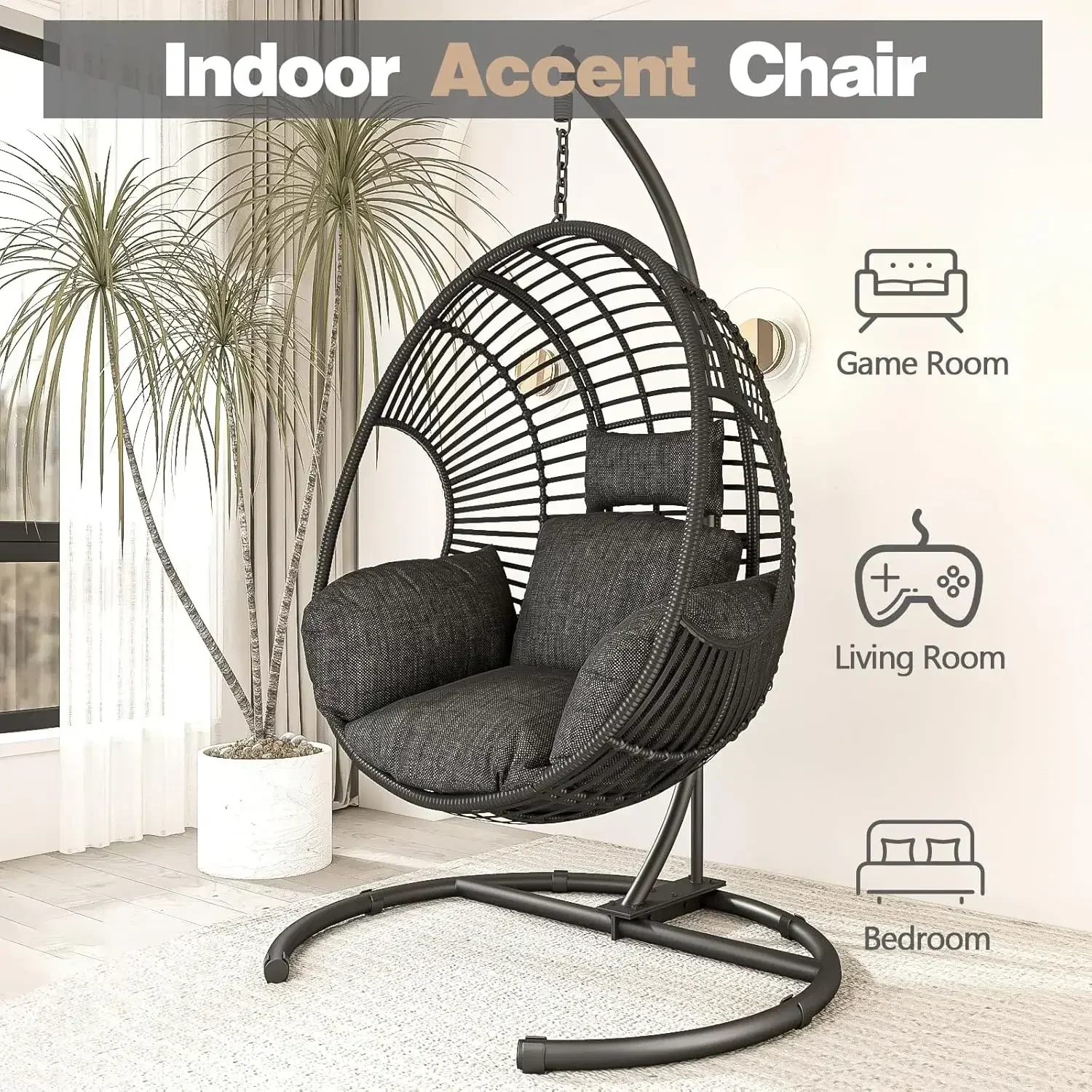 （XMSJ-Hot）Oversized Hanging Eg - Hanging Egg Chair incelemesi ve fiyatı