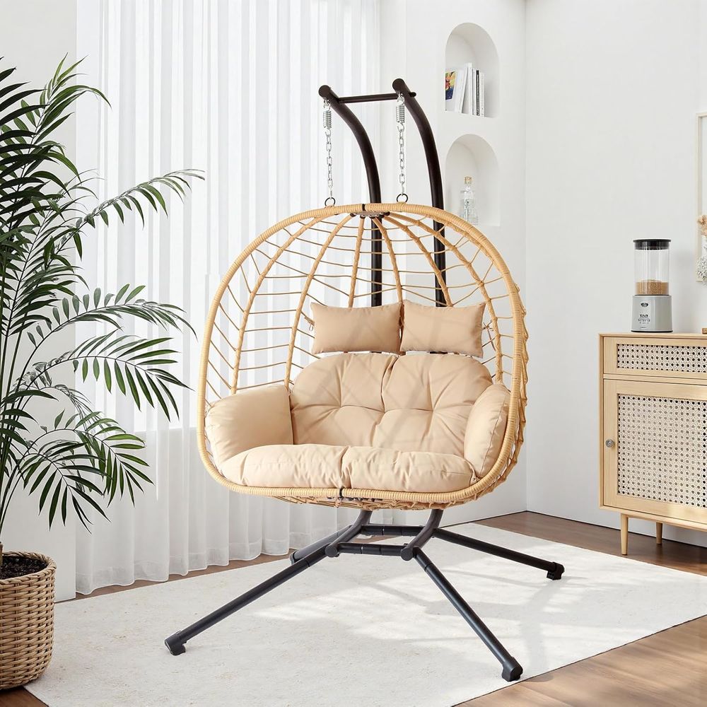 Patio Wicker Hanging Swing Egg - Hanging Egg Chair incelemesi ve fiyatı