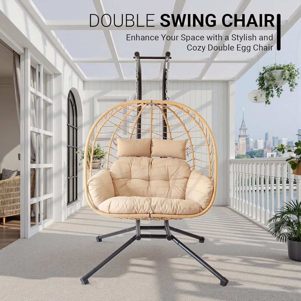 Patio Wicker Hanging Swing Egg - Hanging Egg Chair incelemesi ve fiyatı