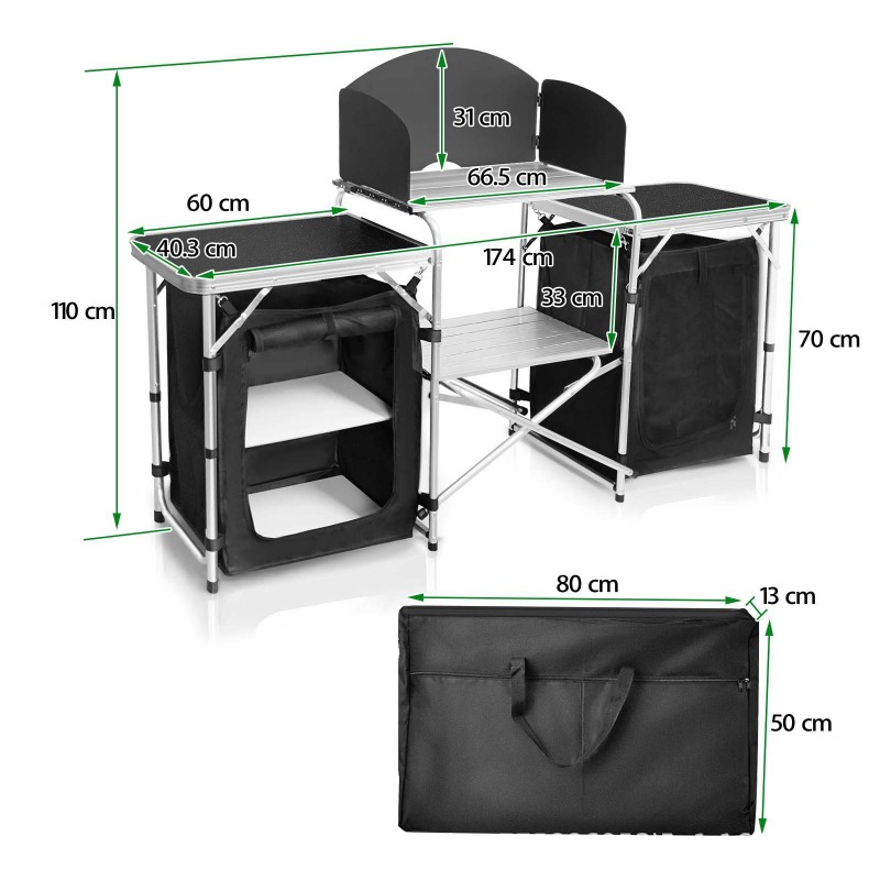 Outdoor camping mobile kitchen - Outdoor Furniture Kitchener incelemesi ve fiyatı
