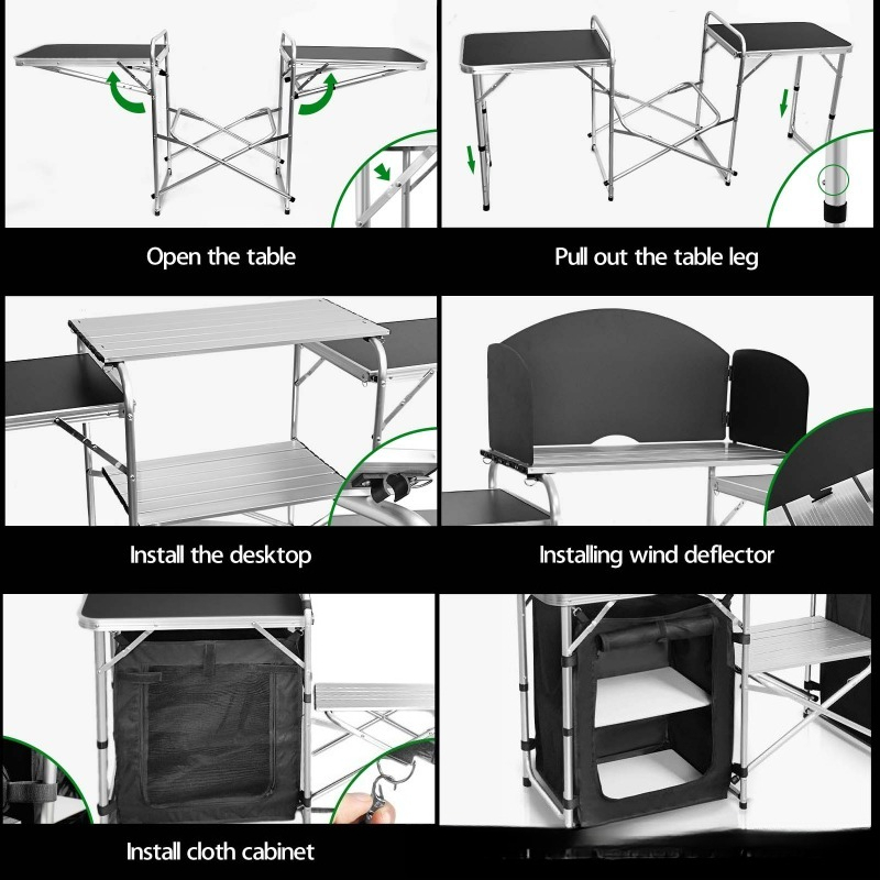 Outdoor camping mobile kitchen - Outdoor Furniture Kitchener incelemesi ve fiyatı