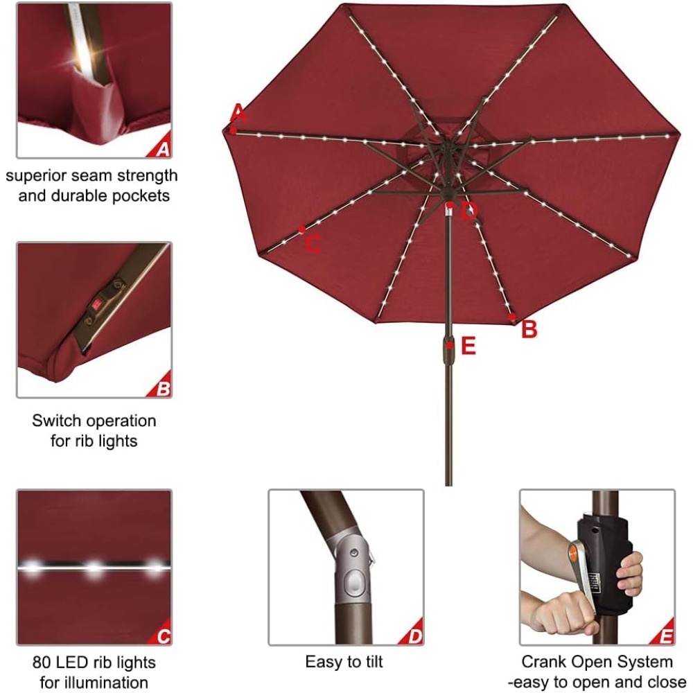 USA 10-Year-Non-Fading Solar 9 - Outdoor Furniture Year Round incelemesi ve fiyatı