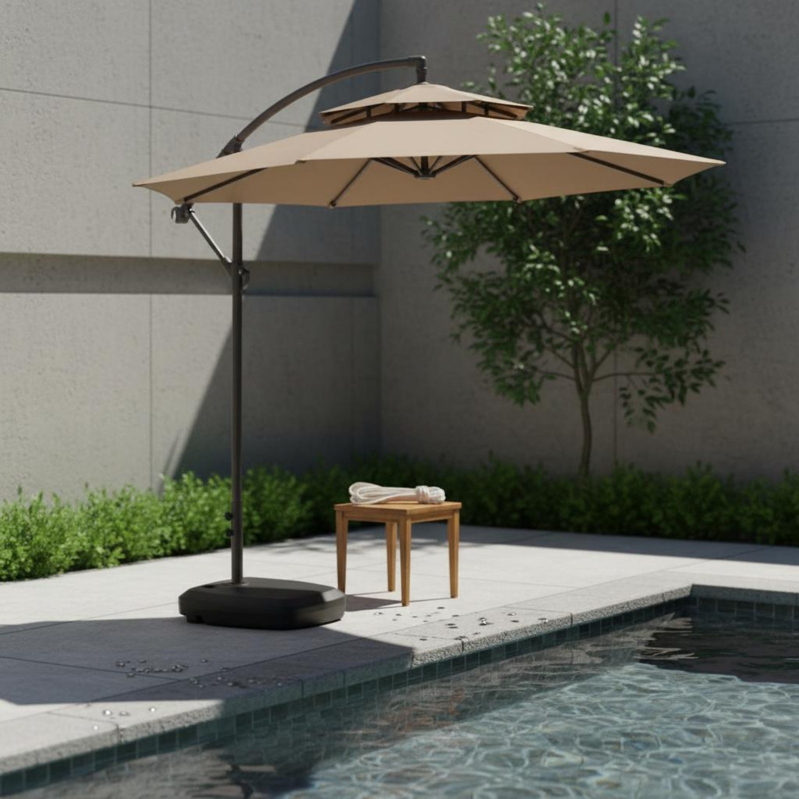 Roman Umbrella Pull Rope Wear- - Outdoor Furniture In incelemesi ve fiyatı